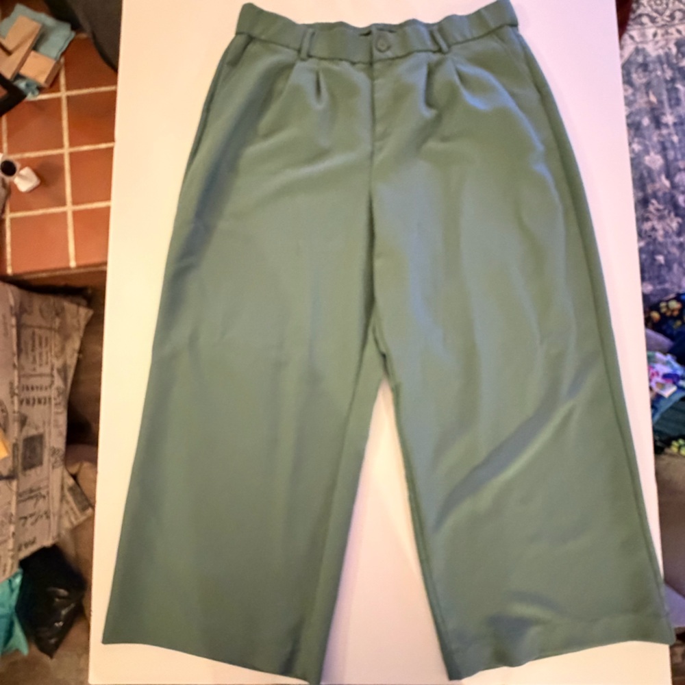 Torrid Sage Green Women's Wide-Leg Pants